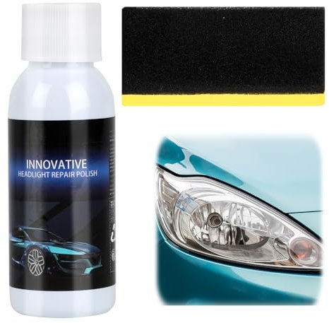 RANJIMA 1pcs Reparatur 50ml, Flüssigkeit für Autoscheinwerfer, Auto Scheinwerfer Reparatur flüssigkeit, Auto Scheinwerfer Polieren Flüssigkeit, Scheinwerfer Reiniger Car Headlight Repair Fluid