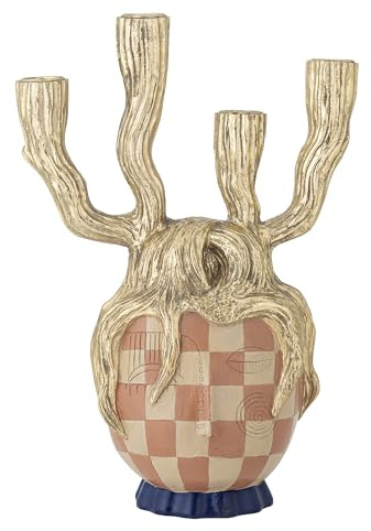 Bloomingville Medusa Kerzenhalter, Gold, Polyresin, L22xH32xB15 cm