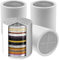 Lot de 4 Cartouches Filtrantes de Douche de Rechange Voolan, Filtre de Douche à Eau dure en 20 Étapes pour Éliminer le Chlore et les Métaux Lourds, Adoucissement de l'eau