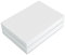 druck.de Notizblöcke – 10 Stück – DIN A5 – 50 Blatt pro Block – 90g/m² Papier – kariert – weiß – geleimt – Kartonrückseite – ideal für Büro, Schule und Zuhause
