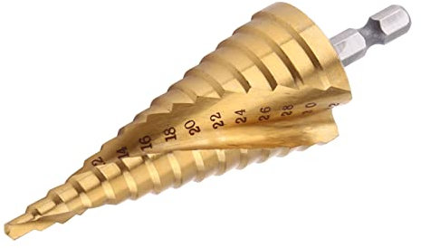 Forage de Forage de Haute qualité 1% avec Revêtement en Titane pour Percer Trous 4-32 Mm en Fer Mince, Aluminium, PVC et Bois