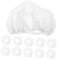 CHICAMPERA 50 piezas Gorros Desechables para Cocina y de Alimentos de Protección para Cabello Elástico Transpirables y Cómodos para Restaurantes y Spa