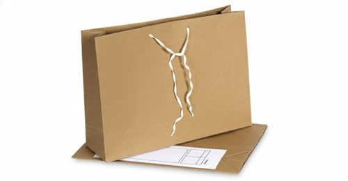 Stuff 4 Office – Manila Storage Bags with Handle – Foolscap & A4 Document Storage Boxes – 101x356x254mm - Archive Bags for Files, Folders & Office Organisation (10,25,50 Pack Sizes)