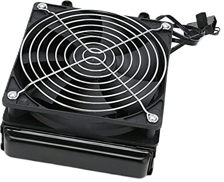 Masyrt CPU Fan Cooling Fan CPU Cooler 120mm 10 Tubes Black Oxidized Heat Dissipation Large Air Volume Low Noise with 4Pin 3Pin Interface for Water Cooled Computer Air Conditi