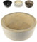 Divero Designbecken Marmor Naturstein Aufsatz-Waschbecken Venedig Handwaschbecken Waschschale Stein poliert rund Creme Sand