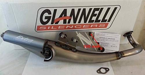 GIANNELLI Silencieux scooter EXTRAV2 Aprilia SR KAT 00/03 homologué CEE E13 silencieux aluminium anodisé