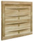 vidaXL Puerta de Jardín, Puerta de Valla, Cerca Cercado de Listones, Puerta de Entrada para Patio, Madera de Pino Impregnada Verde 100x75 cm