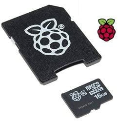 16GB Micro SD card Pre-loaded with the latest Noobs for the Raspberry Pi 4
