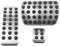 JIERS Für Mercedes Benz 2006-2012 M-Klasse W164 2007-2013 GL-Klasse X164 2006-2012, Edelstahl Sport Bremspedalauflagen Abdeckung