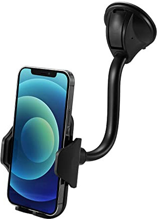 LAX Gadgets Support de téléphone pour iPhone 13, Samsung Galaxy S20, GPS Noir