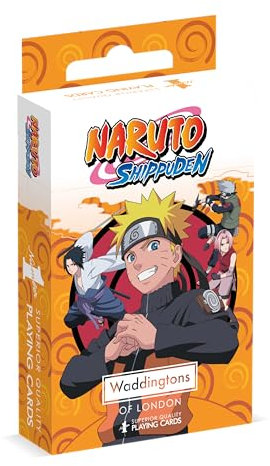 Winning Moves - Number 1 Spielkarten - Naruto - Kartenspiel - Alter 6+ - Deutsch