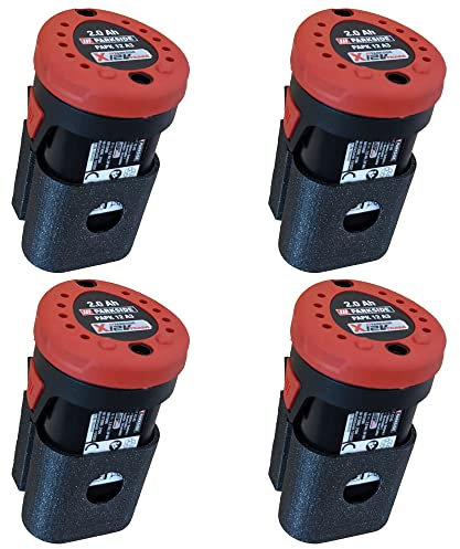 ULROAD Lot de 4 supports muraux pour batterie Parkside 12 V pour atelier PBSPA 12 C3 Performance