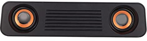 Altavoz de Computadora de TV, Subwoofer Estéreo HiFi de 360 ​​° con Cable, Enchufe de 3,5 Mm Alimentado por USB, Altavoz Largo de PC de Escritorio Portátil, Plug And Play, Regalos para Unisex