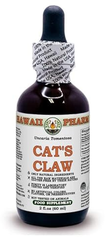 Hawaii Pharm Europe Cat's Claw (Uncaria Tomentosa) Dry Inner Bark Alcohol-Free Liquid Extract Glycerite 60 ml