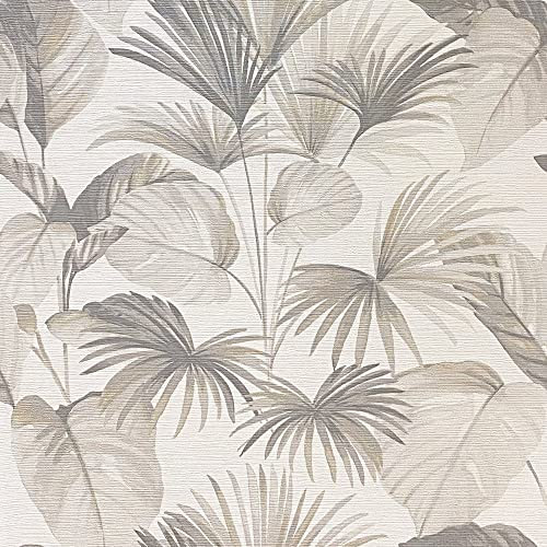Arthouse Palm Grove Natural Wallpaper 298605 - Heavyweight Jungle Tropical Leaf