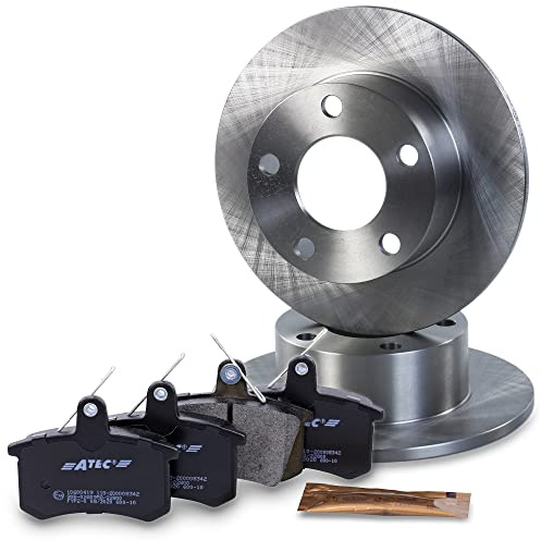 ATEC Germany Bremsenset Hinterachse inkl. Bremsscheiben Ø 245 mm Voll +