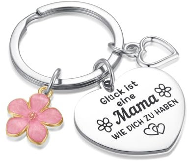 Schlüsselanhänger Mama Muttertagsgeschenk Schlüsselanhänger Weihnachtsgeschenke für Beste Mama Geschenke für Mama Geburtstagsgeschenk Gluck Ist Eine Mama Wie Dich Zu Haben