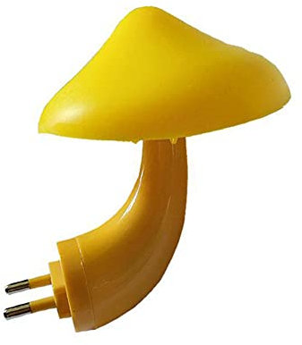 Cymwer Pilz-Nachtlicht, Lichtsteuerung, Sensor, Pilz-Wandlampen, energiesparend, US/EU-Stecker for Zuhause, Küche, Badezimmer
