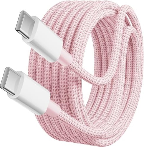 Txtcu USB C to USB C Charger Cable 2M, 60W Fast Charging iPhone 15 Charger Cable Compatible for iPhone 15/Plus/Pro Max,Samsung Galaxy S23 Ultra/S22,Pixel 7 Pro,Huawei,MacBook Pro 2021,iPad Air 5