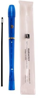 Harmony R Series HR304B Soprano Recorder 50pk, Translucent Blue