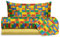 hermet Jolly, Set Lenzuola Letto Singolo Bricks Mattoncini Lego, 100% Cotone, Lenzuolo Sopra + Lenzuolo con Angoli + Federa, Completo Letto Fantasia Cameretta