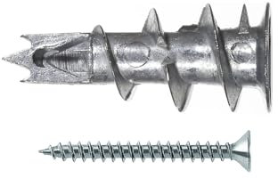 fischer | Gipskartondübel Metall GKM | Dübellänge 31 mm | VE 100 Stk | 4,5 x 35 mm