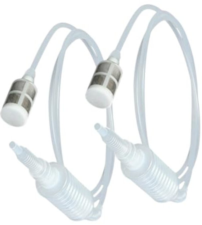 Cabilock 2pezzi Tubo Flessibile per Sifone Strumento di Trasferimento Riutilizzabile per Vino Filtro per Sifone Domestico Leggero e Pratico