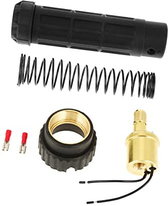 Euro-Armatur, Messing-CO2-Mig-Schweißbrenner-Adapter-Umrüstsatz-Set, für Schweißbrenner Im Europäischen Stil mit Feder, Gummigriff, Mutter, Messingkern