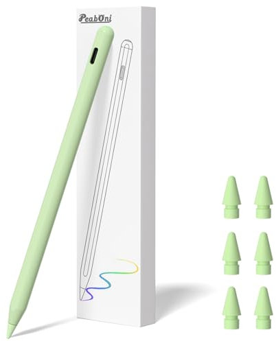 Matita di seconda generazione per iPad 2018-2024 con ricarica wireless magnetica compatibile con Apple iPad Pro 13 (M4)/12,9/11, iPad Air 6(M2)/5/4/3, iPad mini 7(A17 Pro)/6/5, iPad10/9/8/7/6
