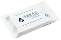 Lot de 15 lingettes hydroalcoolisées pour les mains 75 % alcool. Lot de 4