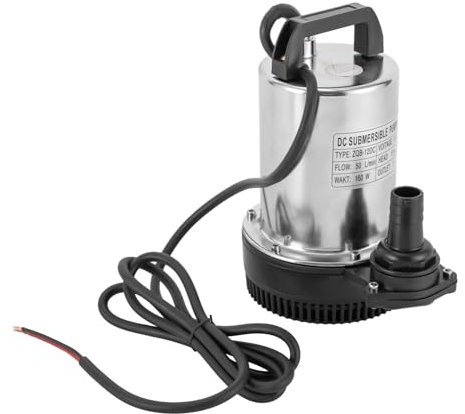 Kaichenyt Tauchpumpe, 160W Unterwasserpumpe mit Wasserauslässe Förderhöhe 8m Geschwindigkeit 3000rpm Geräuscharm für die Grundwasserentnahme aus Tiefbrunnen