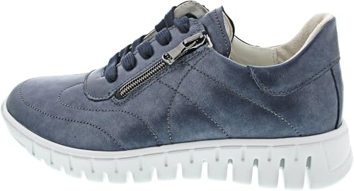 Waldläufer H-Birdy sportlicher Schnürer Blau