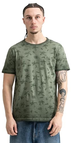 Ocean Pacific Herren T-Shirt Normale Passform PEREGIAN XL, Olive