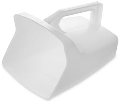 Rubbermaid Commercial Products Food Service Scoop, 64-Ounce, White, for Ice and Ingredient Use, Restaurant Kitchen