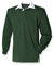 Langärmeliges Original Rugby Shirt für Männer von Front Row Gr. XXL, Flaschengrün
