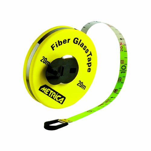 Metrica 40143 Double décamètre boit 20 m Jaune