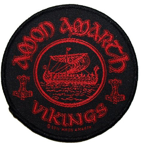 Amon Amarth Aufnäher VIKINGS CIRCULAR Patch gewebt