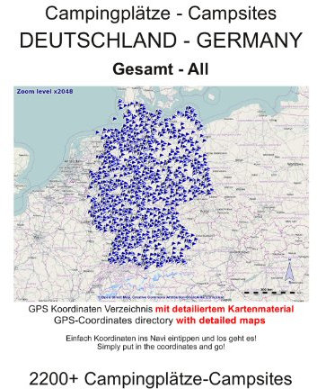 Campingplatz Verzeichnis GESAMT DEUTSCHLAND (mit GPS Daten und DETAILKARTEN)