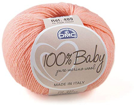 DMC - 100% Baby Wool, ideal ist für Baby-Strickwaren | 50 g, 225 m, 26 Farben