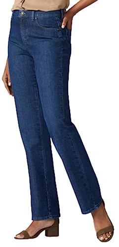 Lee Women's Relaxed Fit Straight Leg Jean, Meridian, 8