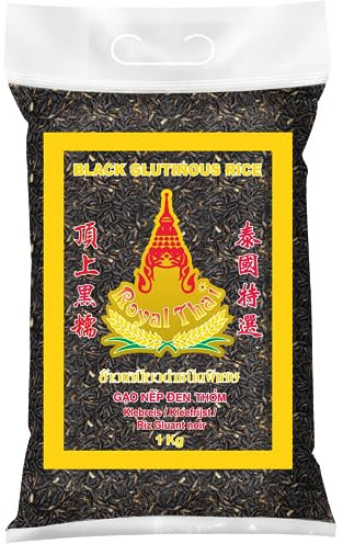 ROYAL THAI RICE - Riz noir gluant - 1 X 1 KG