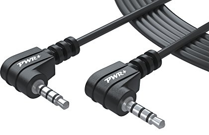 PWR+ 12 Ft (3.6 Meter) Extra Long 3.5mm Male to Male Auxiliary Audio Video Cable for Philips, Sony Portable DVD Player