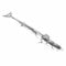 DonDon Herren Hai Armband aus Edelstahl