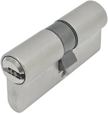 Iseo 880940459.5 Cylindre de sécurité, came longue (nickel, 40 x 45 mm), 40 x 45 mm