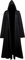 Fuman Jedi Robe Deluxe Cosplay Kostüm Umhang mit Kapuze Schwarz L