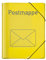 VELOFLEX 4442719 - Postmappe Velocolor, DIN A4, Eckspannermappe, Ordnungsmappe, Sammelmappe, PP-Folie, gelb, 1 Stück
