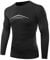 AMZSPORT Herren Atmungsaktiv Thermisch Kompressionsshirt by Funktionswäsche Base Layer Langarm mit Baumwolle Innere für Winter Sport Size M