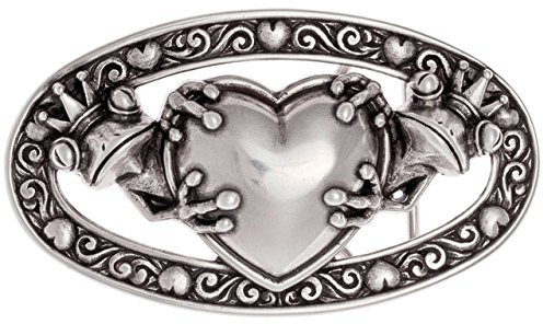 Luca Kayz · Gürtelschnalle Wechselschließe Froschkönig 4cm · silber schwarz