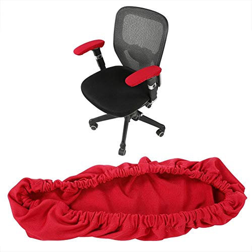 Armlehnenbezug für Bürostühle, elastisch, dehnbar, bequemes Stuhl-Armpolster, Abnehmbarer Stuhl-Armlehnenbezug für Home Office und Bar (rot)