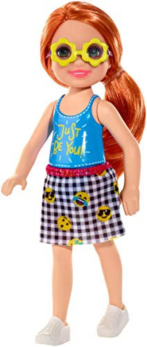 Barbie FXG81 - Chelsea Puppe (rothaarig), Puppen Spielzeug ab 3 Jahren, Mehrfarbig